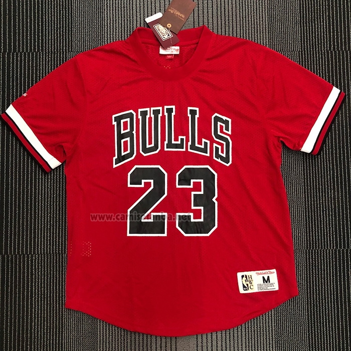 Camiseta Manga Corta Chicago Bulls Michael Jordan #23 Rojo2